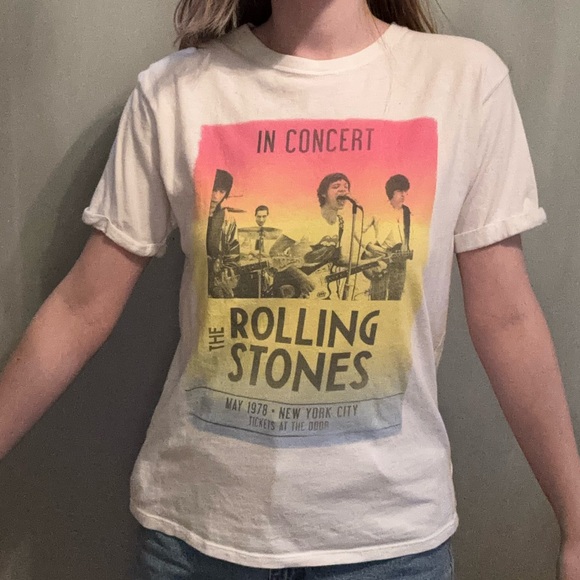 American Eagle The Rolling Stones Multicolored Graphic Tee - Picture 4 of 4